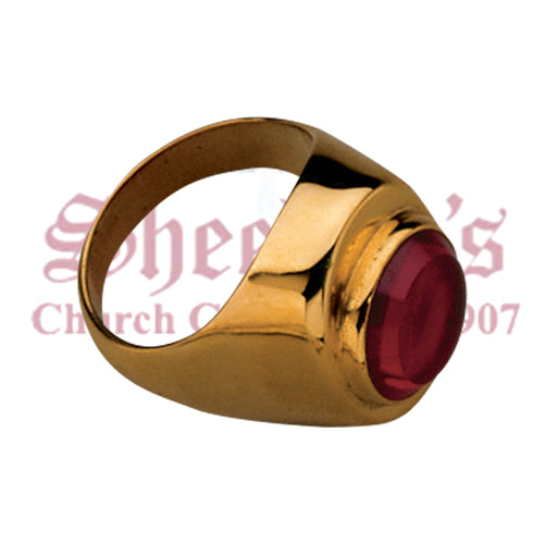 Bishop's Ring With Large Amethyst