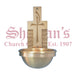Holy Water Font - Chi Rho Symbol Against Cross