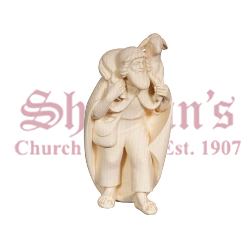 Pema Shepherd With Lamb On His Shoulder