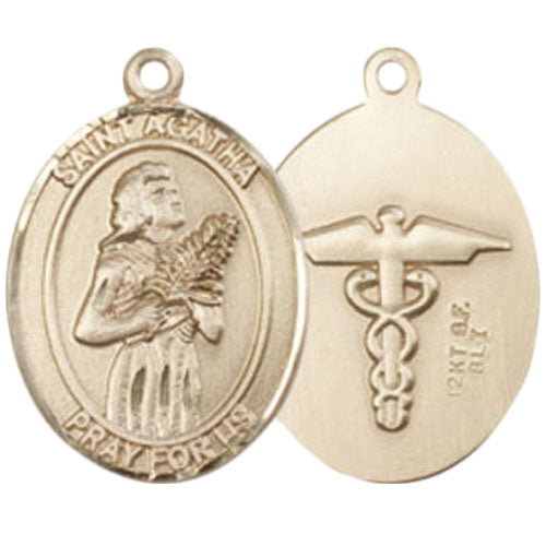 St. Agatha Medium Nurse Pendant