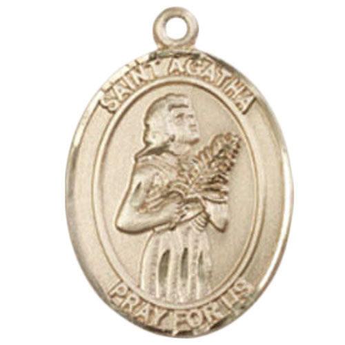 St. Agatha Medium Pendant