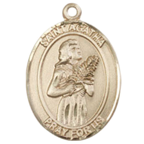 St. Agatha Medium Pendant