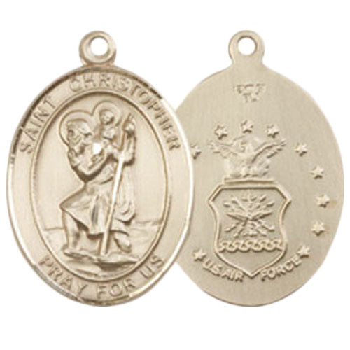 St. Christopher - Air Force Pendant