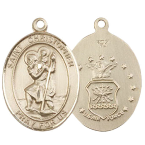 St. Christopher - Air Force Pendant