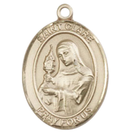 St. Clare of Assisi Medium Pendant