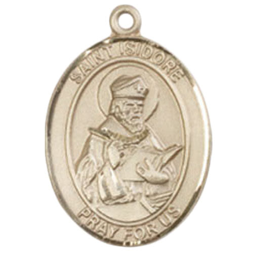St. Isidore of Seville Medium Pendant
