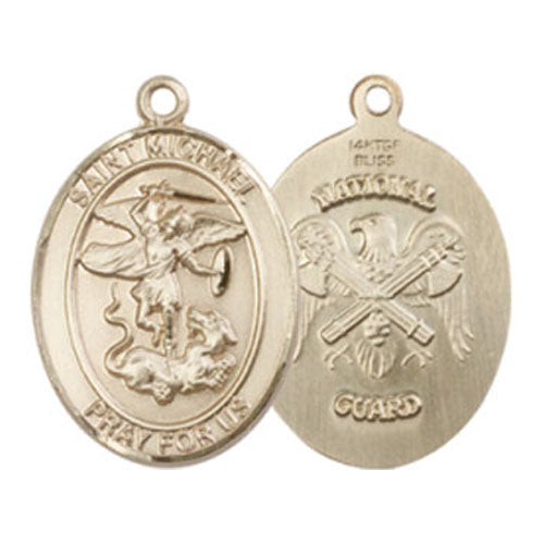 St. Michael - Nat'L Guard Medium Pendant