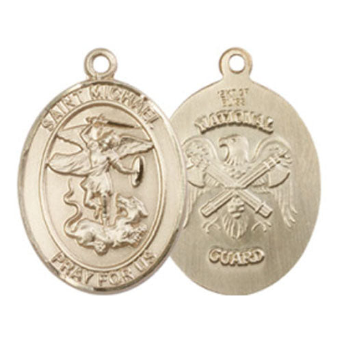 St. Michael - Nat'L Guard Medium Pendant