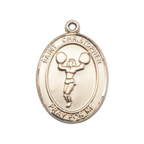 St. Christopher-Cheerleading Medium Pendant