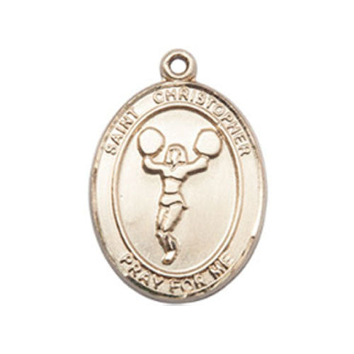 St. Christopher-Cheerleading Medium Pendant