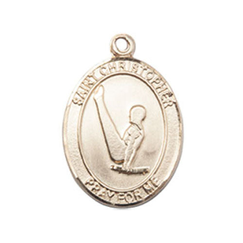 St. Christopher-Gymnastics Medium Pendant