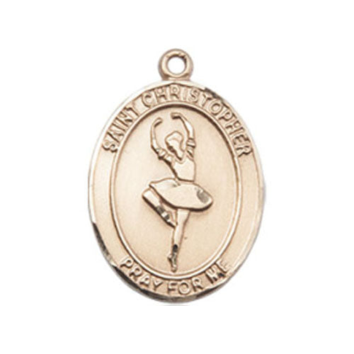 St. Christopher-Dance Medium Pendant