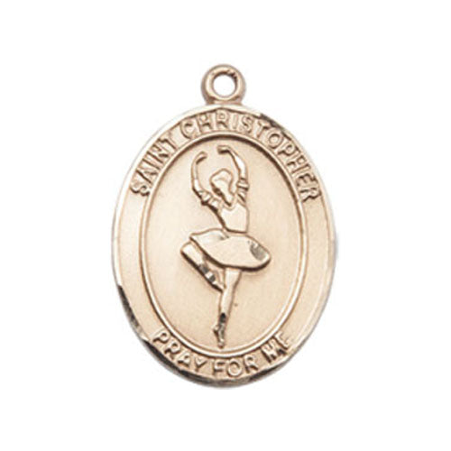 St. Christopher-Dance Medium Pendant