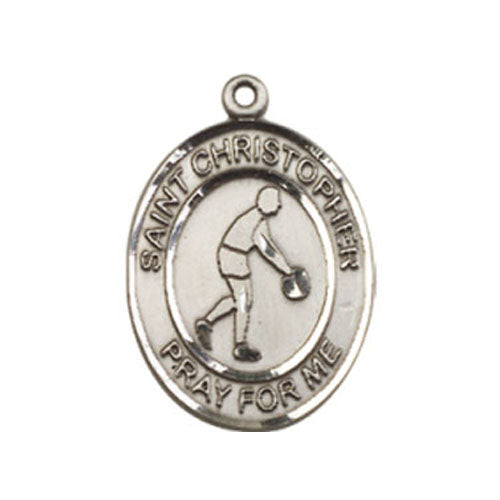 St. Christopher-Basketball Medium Pendant