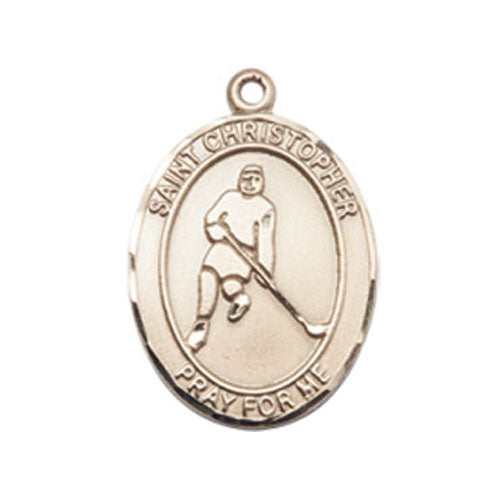 St. Christopher-Ice Hockey Medium Pendant