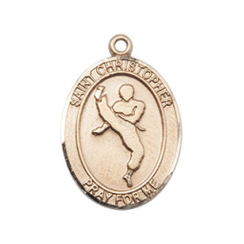 St. Christopher-Martial Arts Medium Pendant