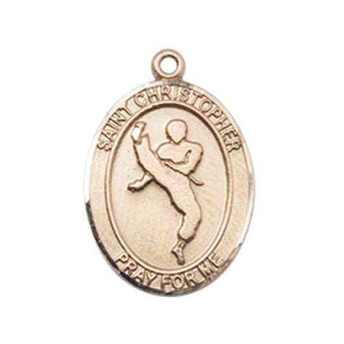 St. Christopher-Martial Arts Medium Pendant