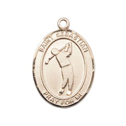 St. Sebastian-Golf Medium Pendant