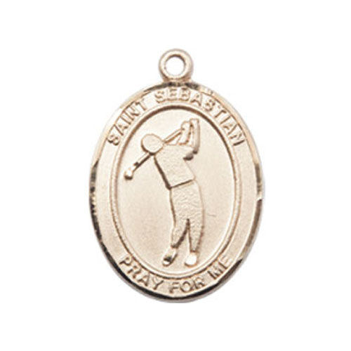 St. Sebastian-Golf Medium Pendant