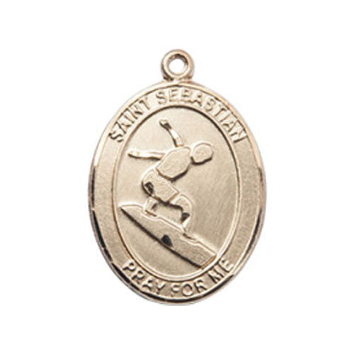 St. Sebastian-Surfing Medium Pendant