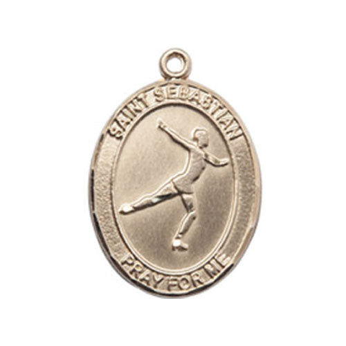 St. Sebastian-Figure Skating Medium Pendant