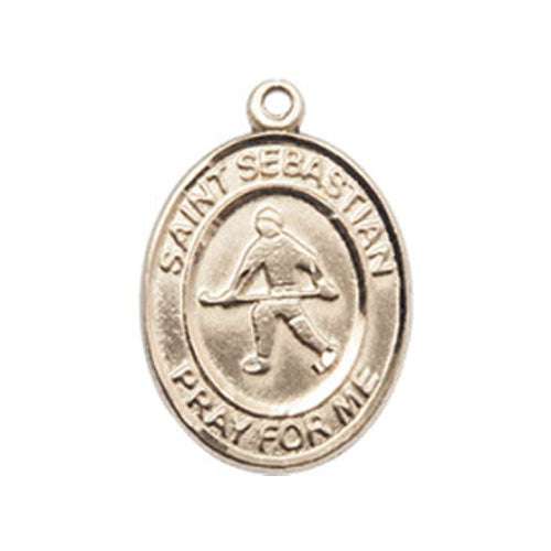 St. Sebastian-Field Hockey Medium Pendant