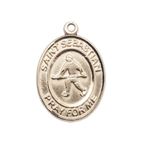 St. Sebastian-Field Hockey Medium Pendant