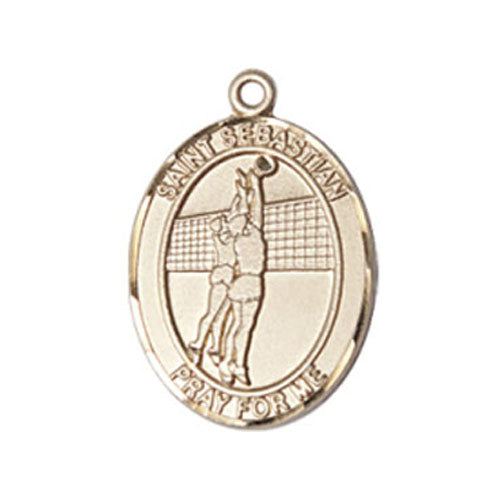 St. Sebastian - Volleyball Medium Pendant