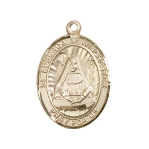 St. Edburga of Winchester Medium Pendant