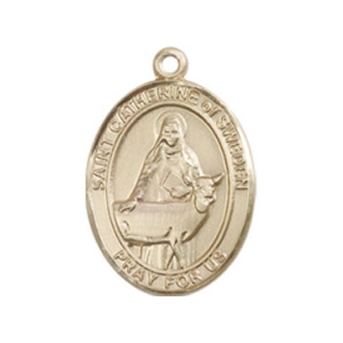 St. Catherine of Sweden Medium Pendant