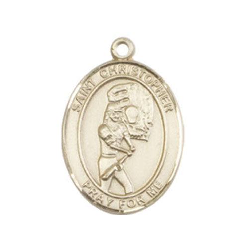 St. Christopher-Softball Medium Pendant