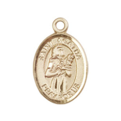 St. Agatha Small Pendant