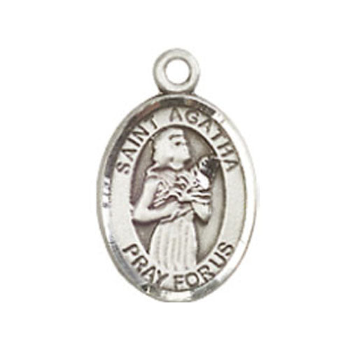 St. Agatha Small Pendant