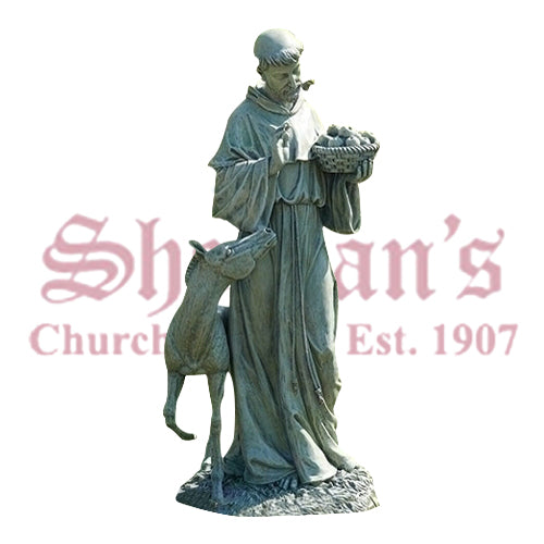 Saint Francis With Horse 26" Statue