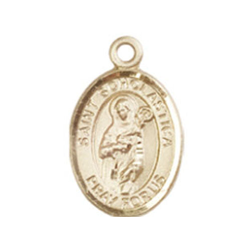 St. Scholastica Small Pendant