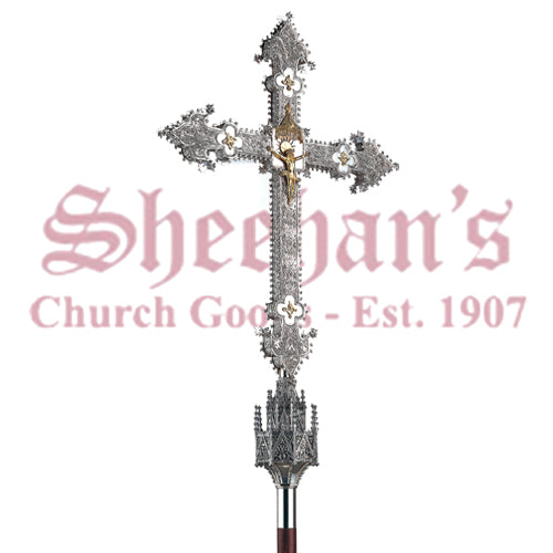 Gothic Processional Crucifix from Artistic Silver