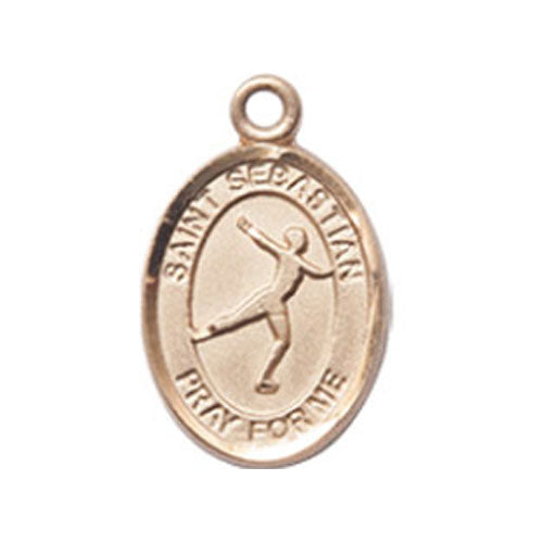 St. Sebastian-Figure Skating Small Pendant