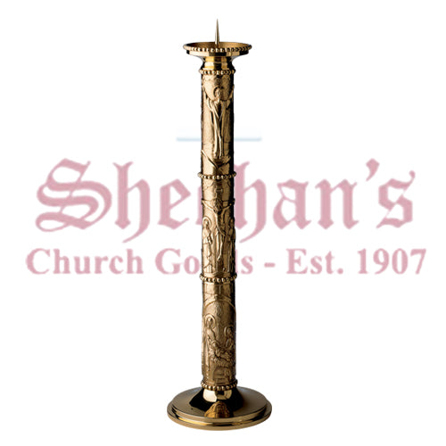 Deeply Tooled Paschal Candlestick