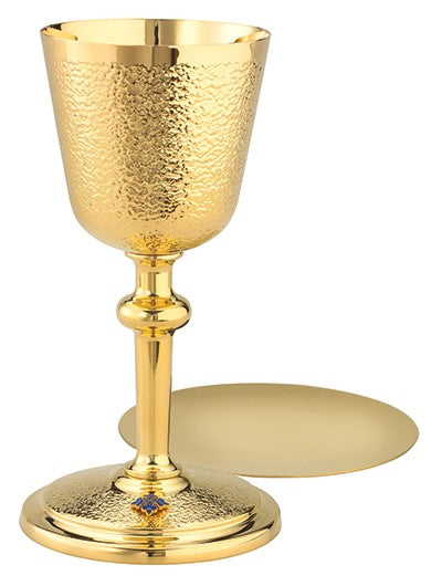 Talon Textured Large Chalice with Paten