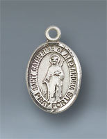 St. Catherine of Alexandria Small Pendant