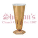 Altar Flower Vase With Hexagonal Base