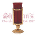 Altar Sanctuary Lamp With Hexagonal Base