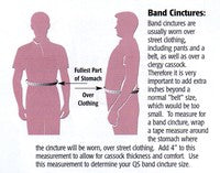 Murphy "Carlisle" Band Cincture with Cross
