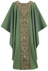 Green Chasuble with Green and Gold Roncalli