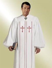 White Robe with Red Crosses