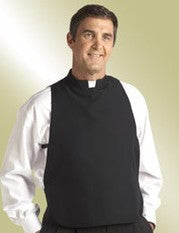 Black Clerical Shirtfront