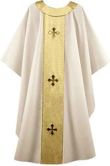 Cream and Gold Festive Chasuble