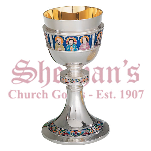 Romanesque Fire-Enameled "Last Supper" Open Ciboria