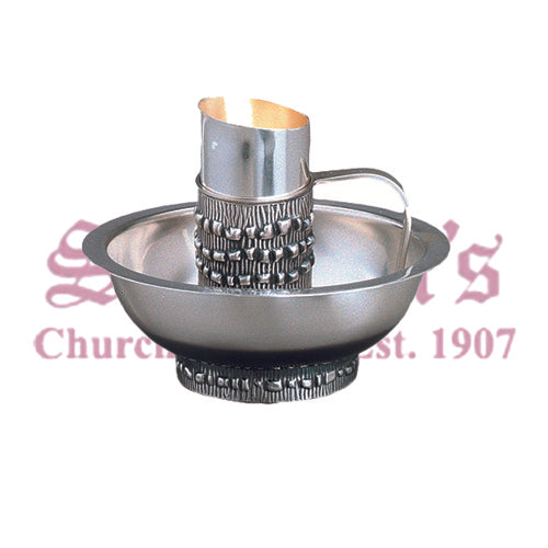 Silver-Plated Jug and Basin