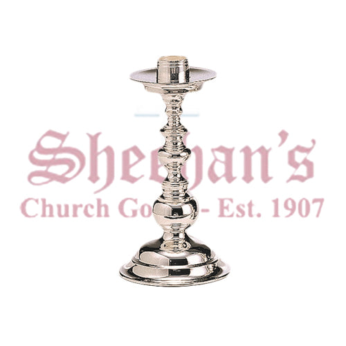 Brass or Silver Plated Three Light Candlesticks